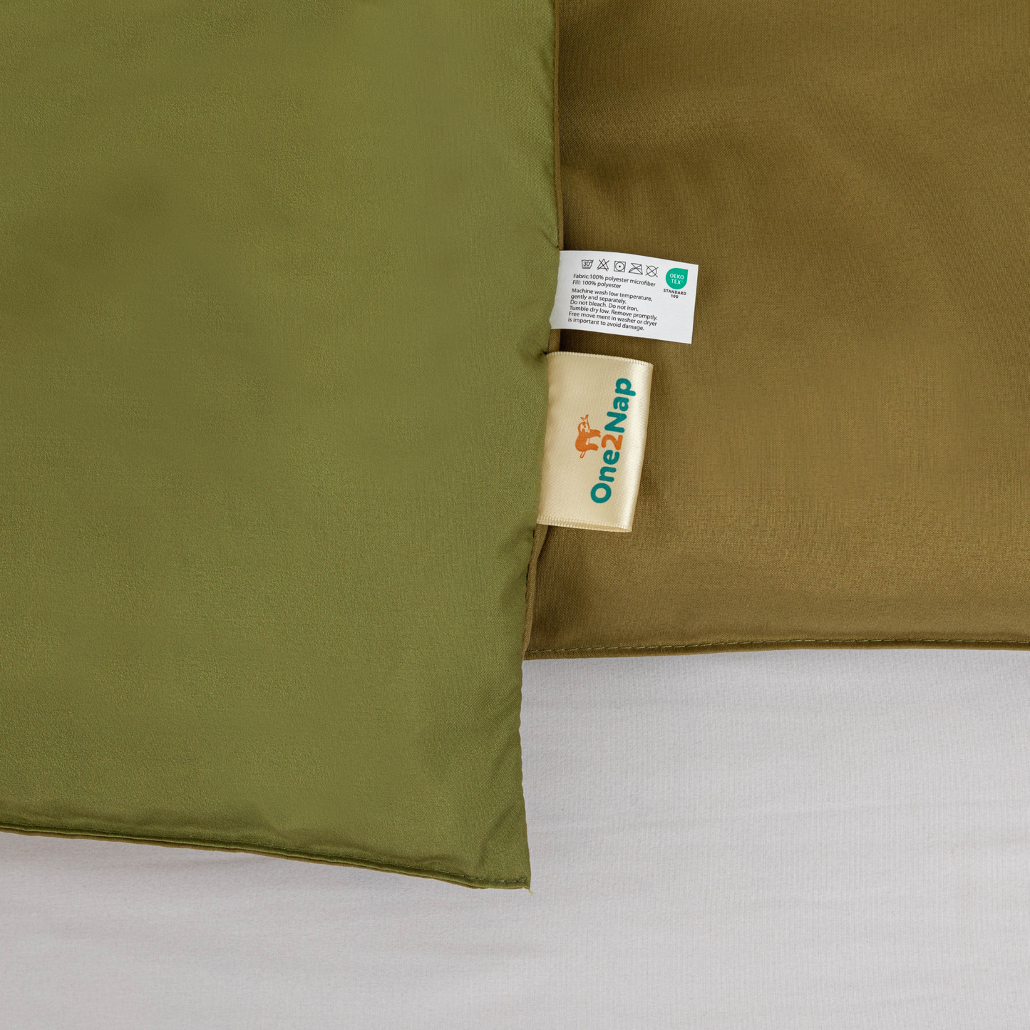 Dreamwave - Olive Leaf - La couette sans housse | housse fixe | lavable