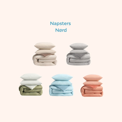 Nørd Stone Grey - Housse de couette sans housse