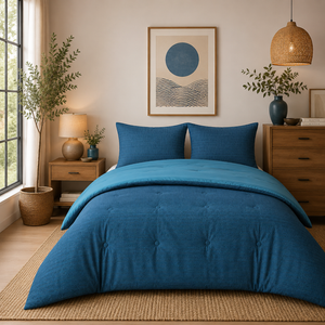 Structure Cloud Blue - La couette sans housse de couette | housse fixe | lavable