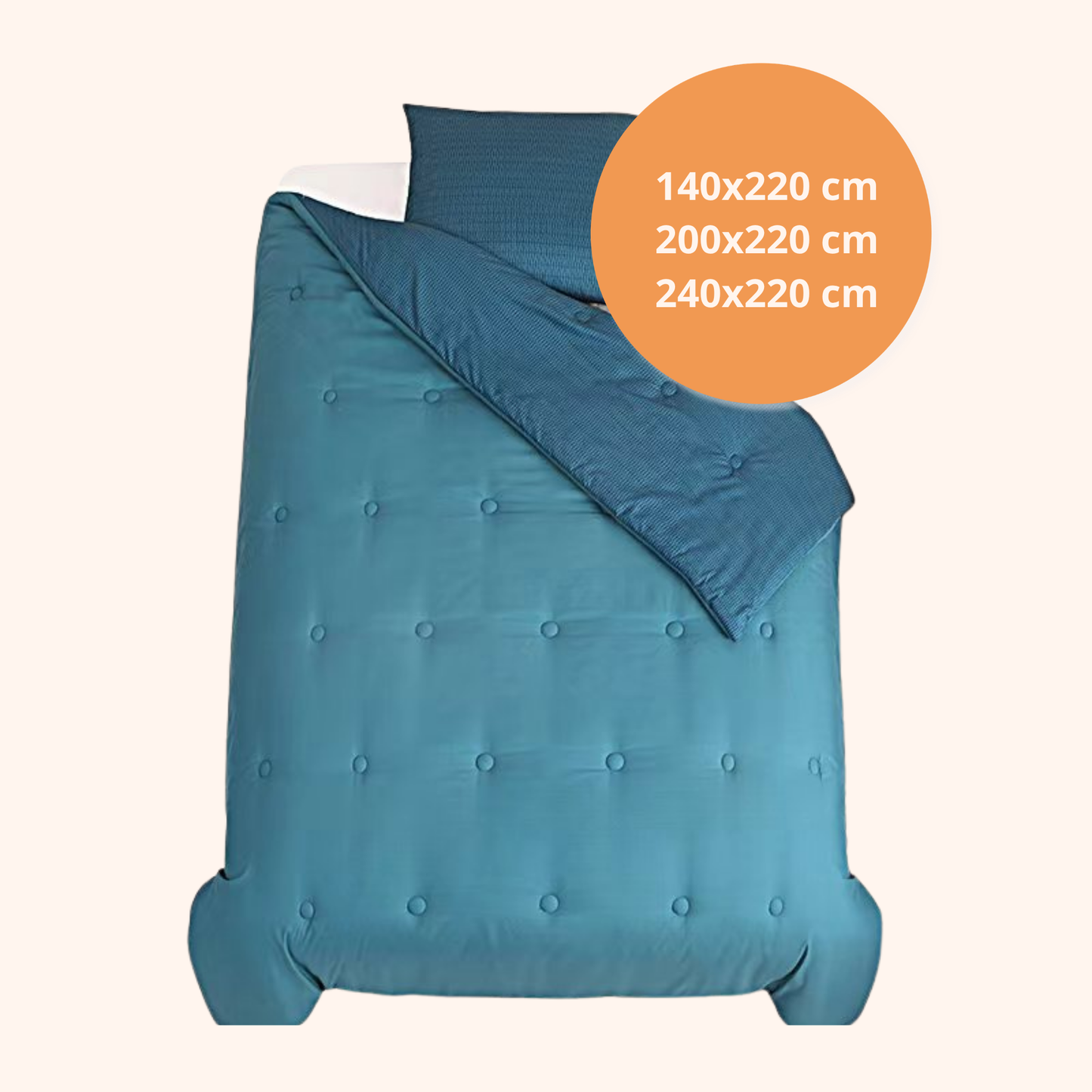Structure Cloud Blue - La couette sans housse de couette | housse fixe | lavable