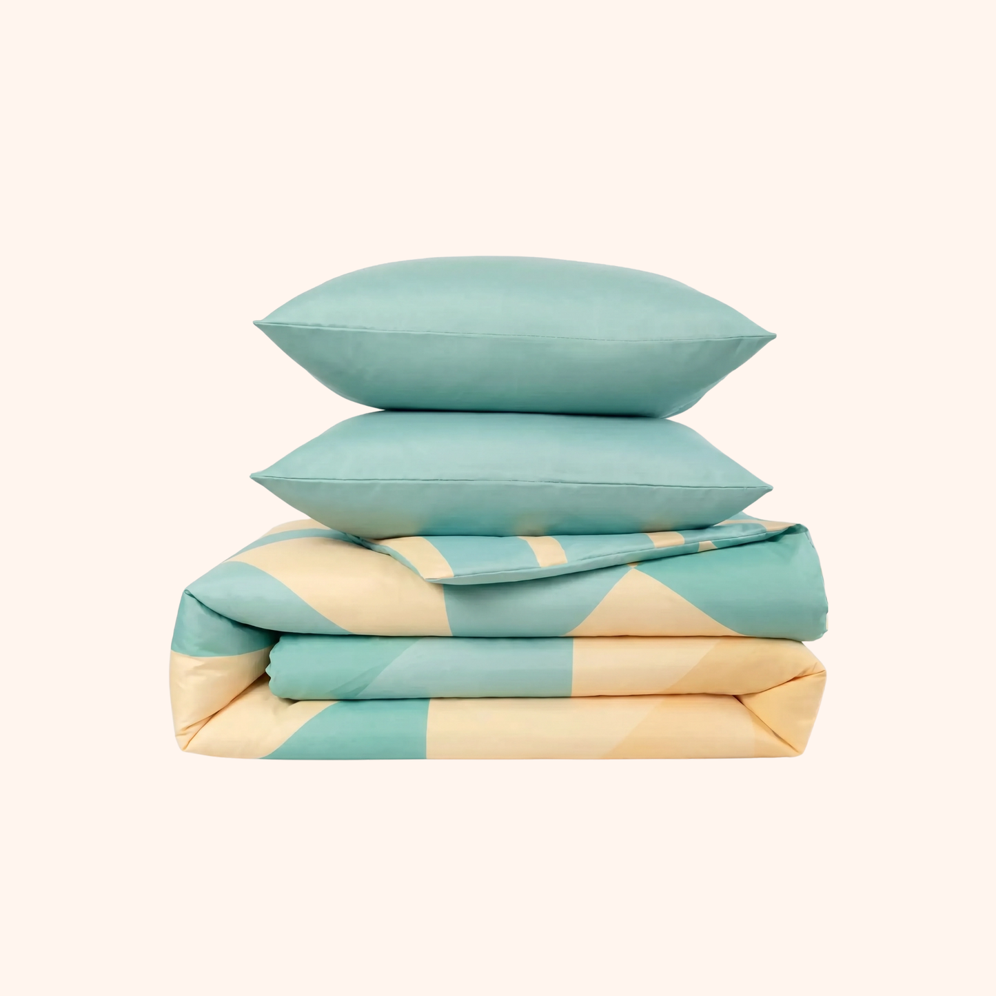 Sommardröm - Mint Calm - La couette sans housse |housse fixe |lavable