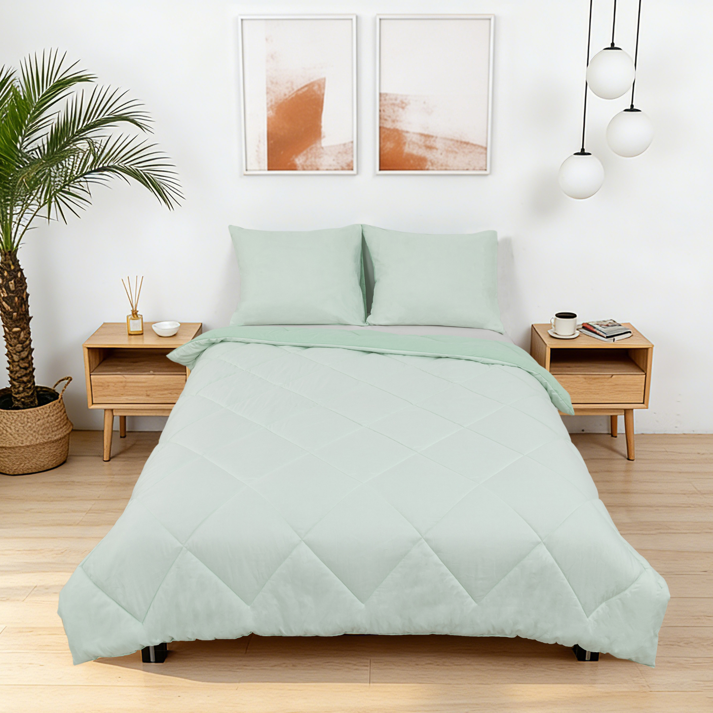 Sommarvino - Nordic Seafoam - La couette sans housse | housse fixe | lavable
