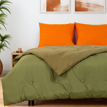 Dreamwave - Olive Leaf - La couette sans housse | housse fixe | lavable