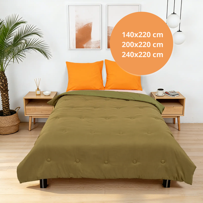 Dreamwave - Olive Leaf - La couette sans housse | housse fixe | lavable