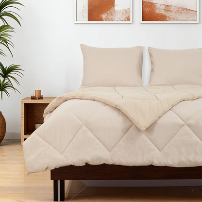 Sommarvino - Pale Linnen - La couette sans housse | housse intégrée | lavable