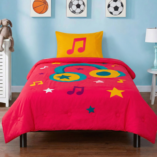 Good vibes - Pop Icons - La couette sans housse pour enfants | housse fixe | lavable