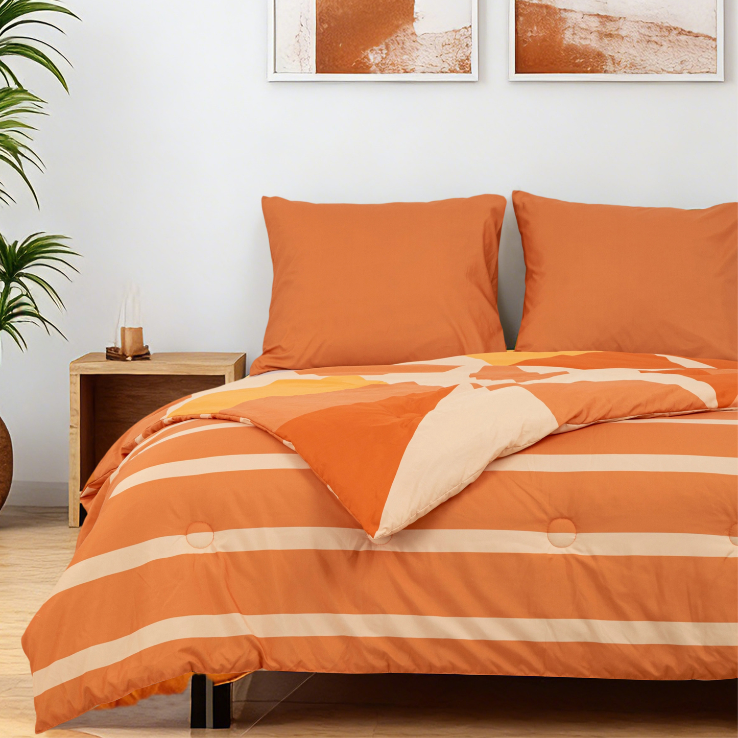 Sommardröm - Sunrise Glow - La couette sans housse | housse fixe | lavable