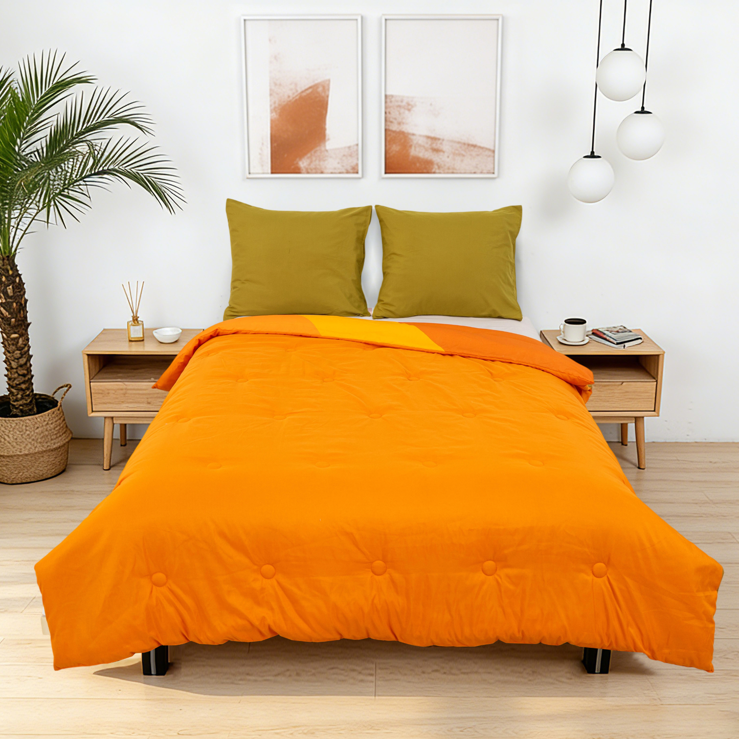 Dreamwave - Sunset Flow - La couette sans housse de couette |housse fixe |lavable