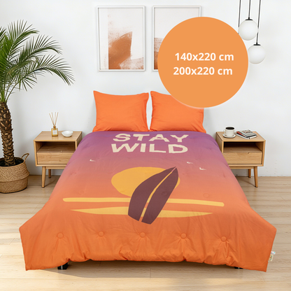 Take-it-Lazy - The Rebel Surfer - La couette sans housse ni parure |housse fixe |lavable