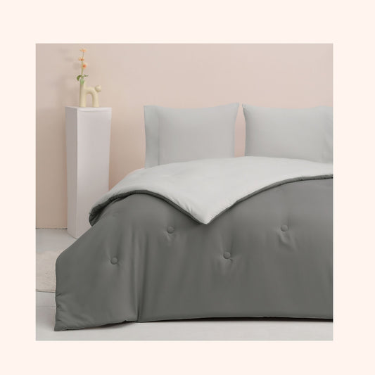 Nørd Stone Grey - Housse de couette sans housse
