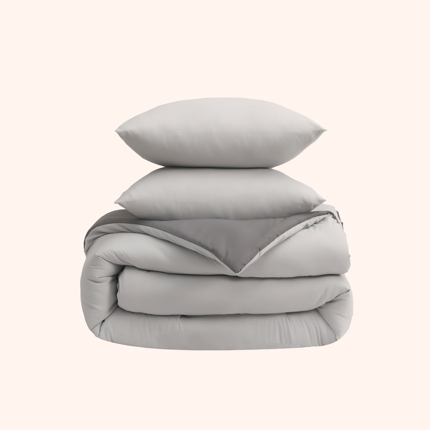 Nørd Stone Grey - Housse de couette sans housse