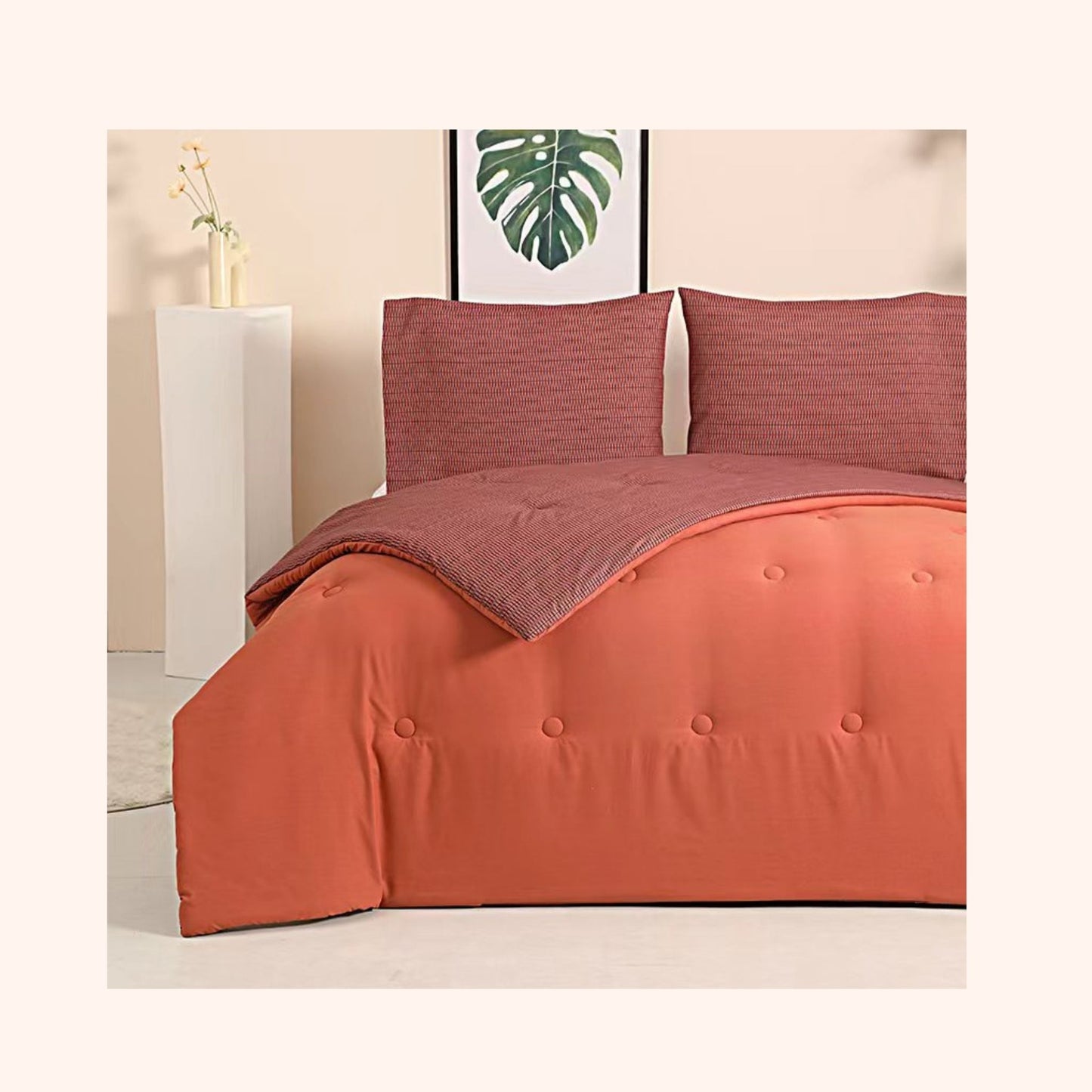Struktur Velvet Plum - Housse de couette sans housse